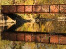 ancient railroad bridge, yahara river