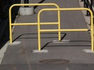trail with yellow guard bars
