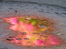 Puddles at Sunset