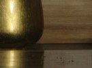 gold vase