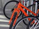 An orange bike
