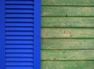 Blue shutter cabin 