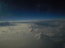 through the clouds